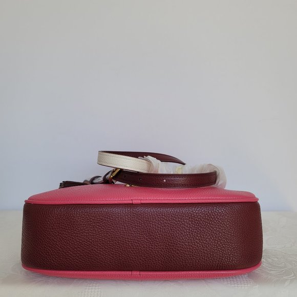 COACH Chaise Colorblocked Pebbled Leather Crossbody- Confetti Pink Multi ⭐ - Picture 9 of 16